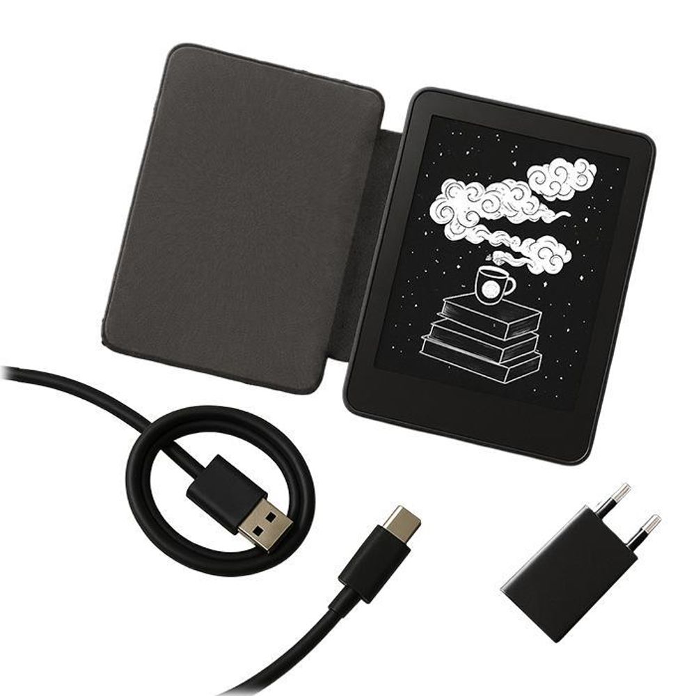 SwayTosh E-Reader NOVA PRO Bookcase-Hülle und Ladegerät