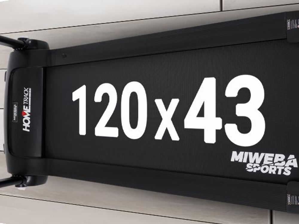 Miweba Sports Laufband Home Track HT3000 | Klappbar - breite Lauffläche - Touch Display - 12 Programme - App & Bluetooth - 15% Steigung - bis 16 km/h