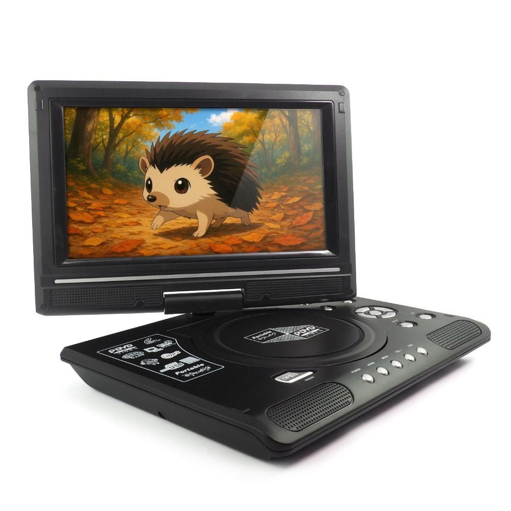 Przenośny Odtwarzacz DVD 980 Gomedia 9.8" 300 Gier Polskie Menu Antena USB