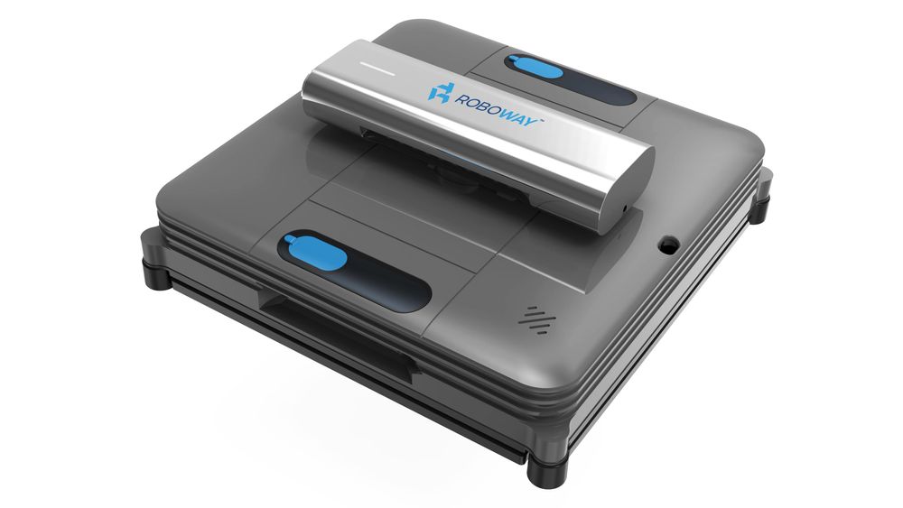 ROBOWAY RW-5 PRO Fensterputzroboter mit 4000 Pa Saugkraft, Ultraschall-Sprühdüsen, UPS und Fernbedienung