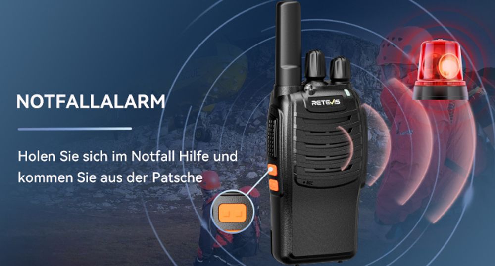 Retevis H777 Walkie Talkie, Funkgeräte Set PMR, mit Ladestation, Typ-C, Energiesparmodus, VOX, Ein tasten paarung, Geräuschunterdrückung, für Camping