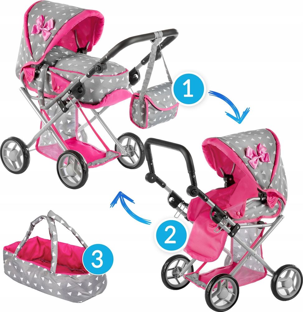 Kinderplay Puppenwagen mit Zubehör