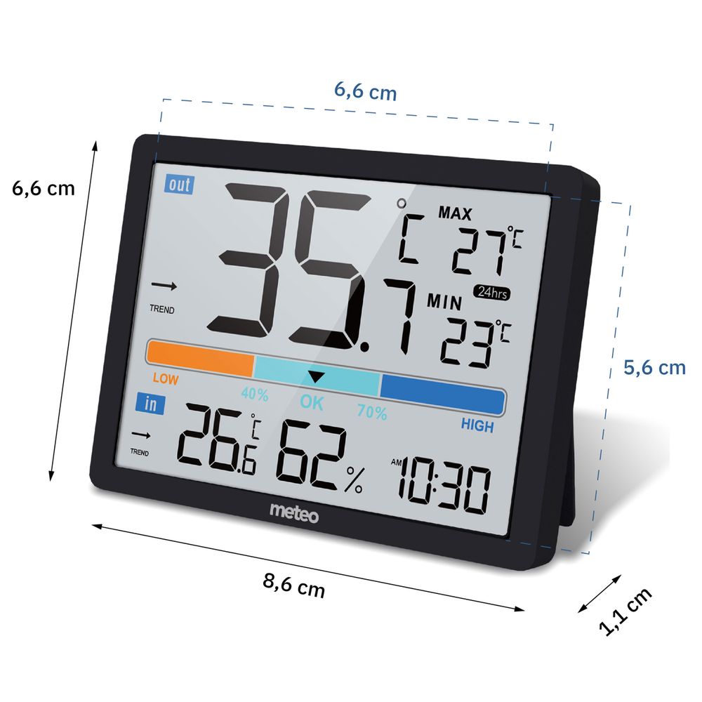 Digitale Wetterstation Thermometer Meteo Sp109C