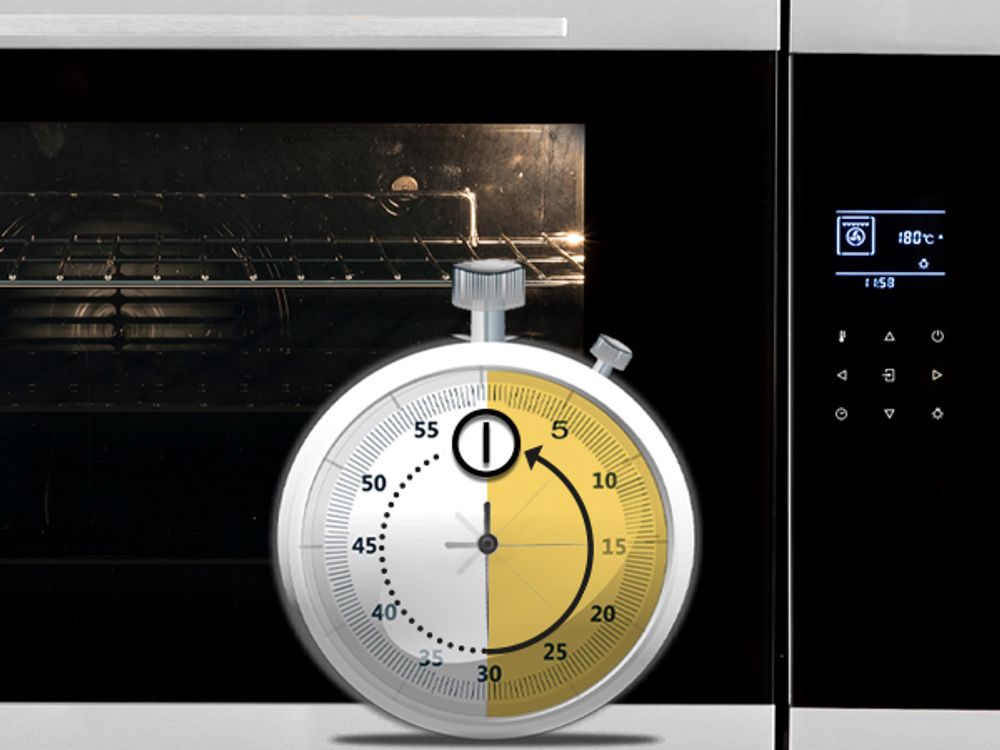 Abschalt-Timer des Einbau-Backofens EB9105ED