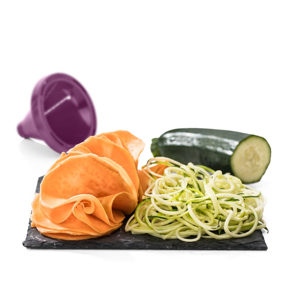 Genius Super Julietti 6tlg Spiralschneider - Gemüseschneider für dekorative Spiralen und Juliettis - Zoodle Maker für Low Carb-Pasta; A18018