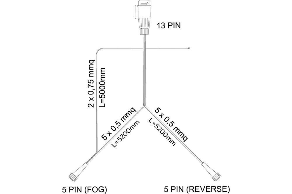 Lichtset: ASPÖCK MULTIPOINT IV Rückleuchten + ASPÖCK FLEXIPOINT I Seitenmarkierungsleuchten + MANTES 5,2m 13PIN Kabelbaum