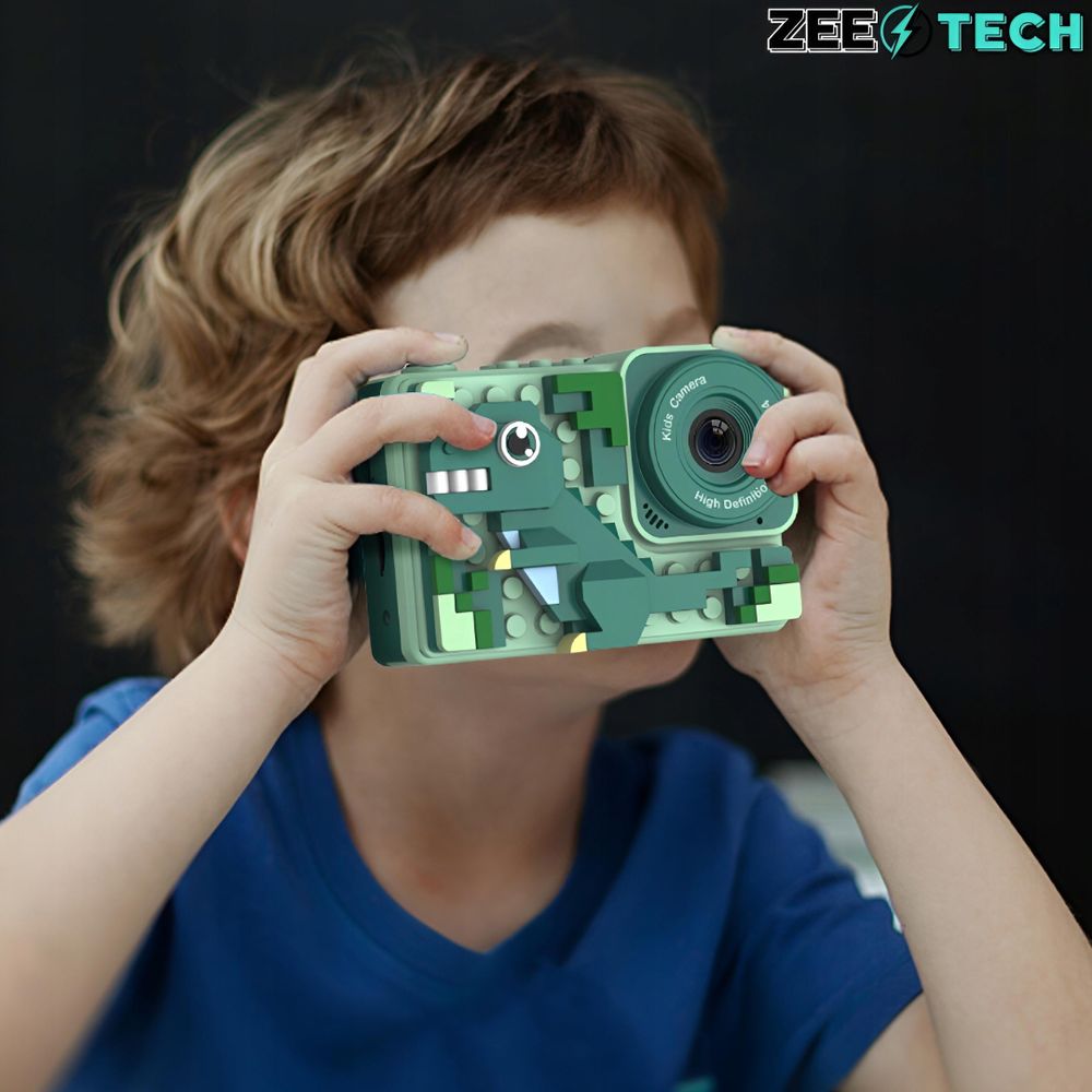 Digitale Kinderkamera 40Mp Selfie-Kamera Spiele + 32Gb Karte