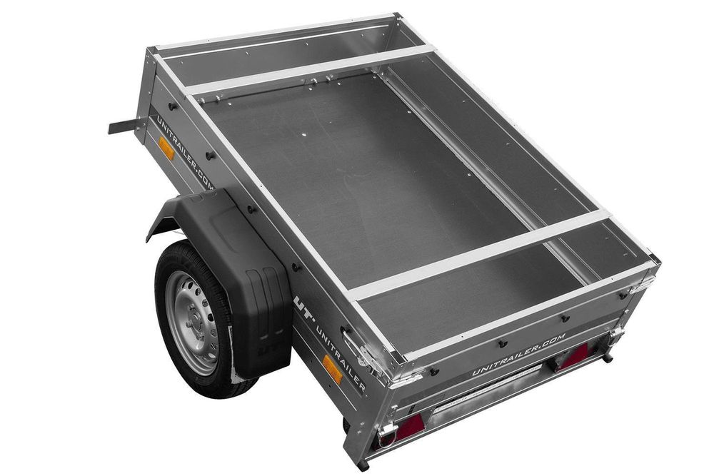 Kleinanhänger für Pkw Garden Trailer 150 KIPP 150x106 cm 750 kg [mit Flachplane, Planenträgern, Stützrad]