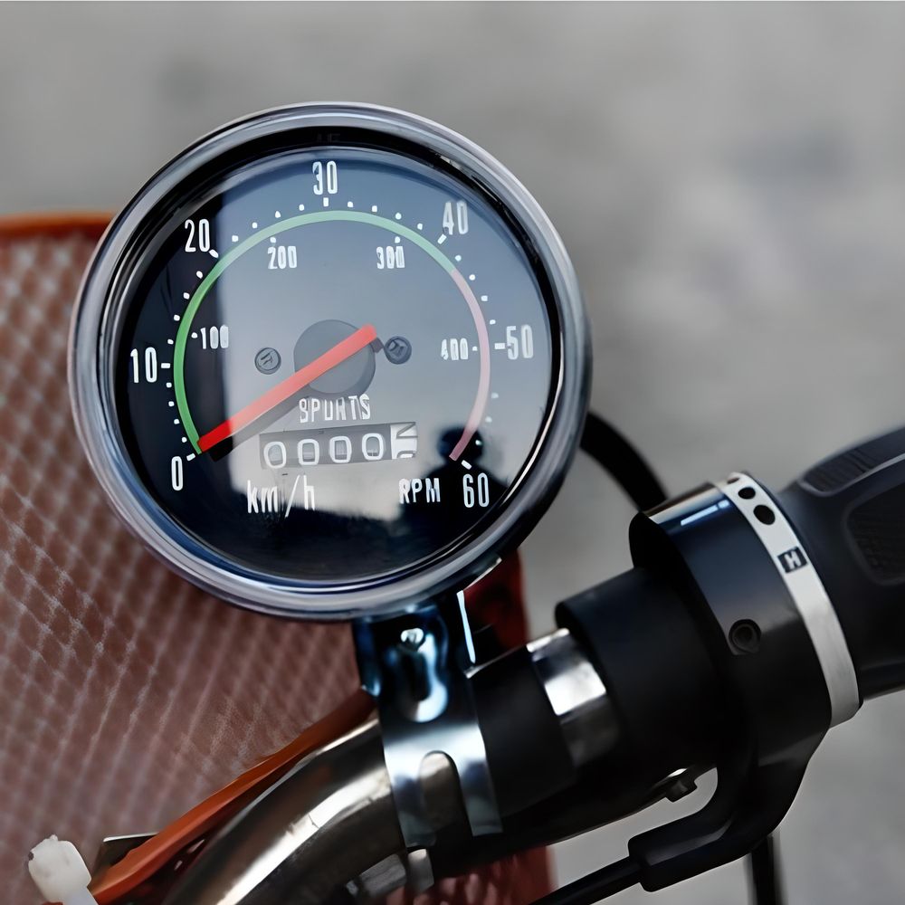 Fahrradcomputer Analog Display Fahrrad Mechanische Computer Fahrradtacho 2 Funktionen Radcomputer Tachometer Wasserdichter Sport Kinder E-Bike Retoo