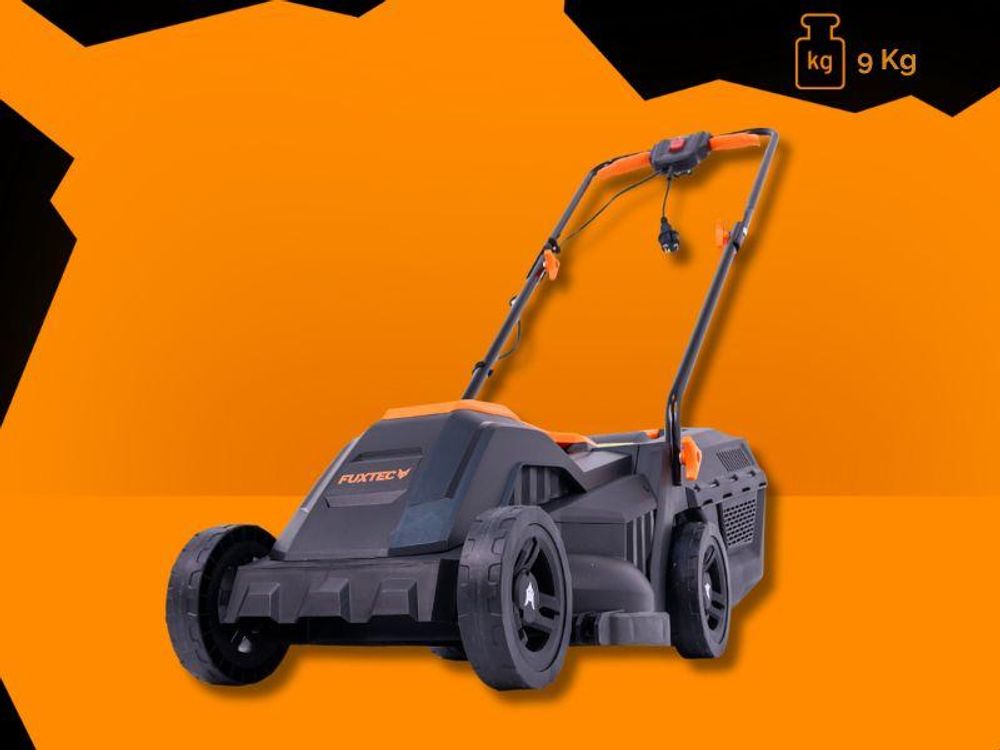 FUXTEC FX-RME33, Schieberasenmäher, 33 cm, 2 cm, 6 cm, 30 l, Metall, Kunststoff