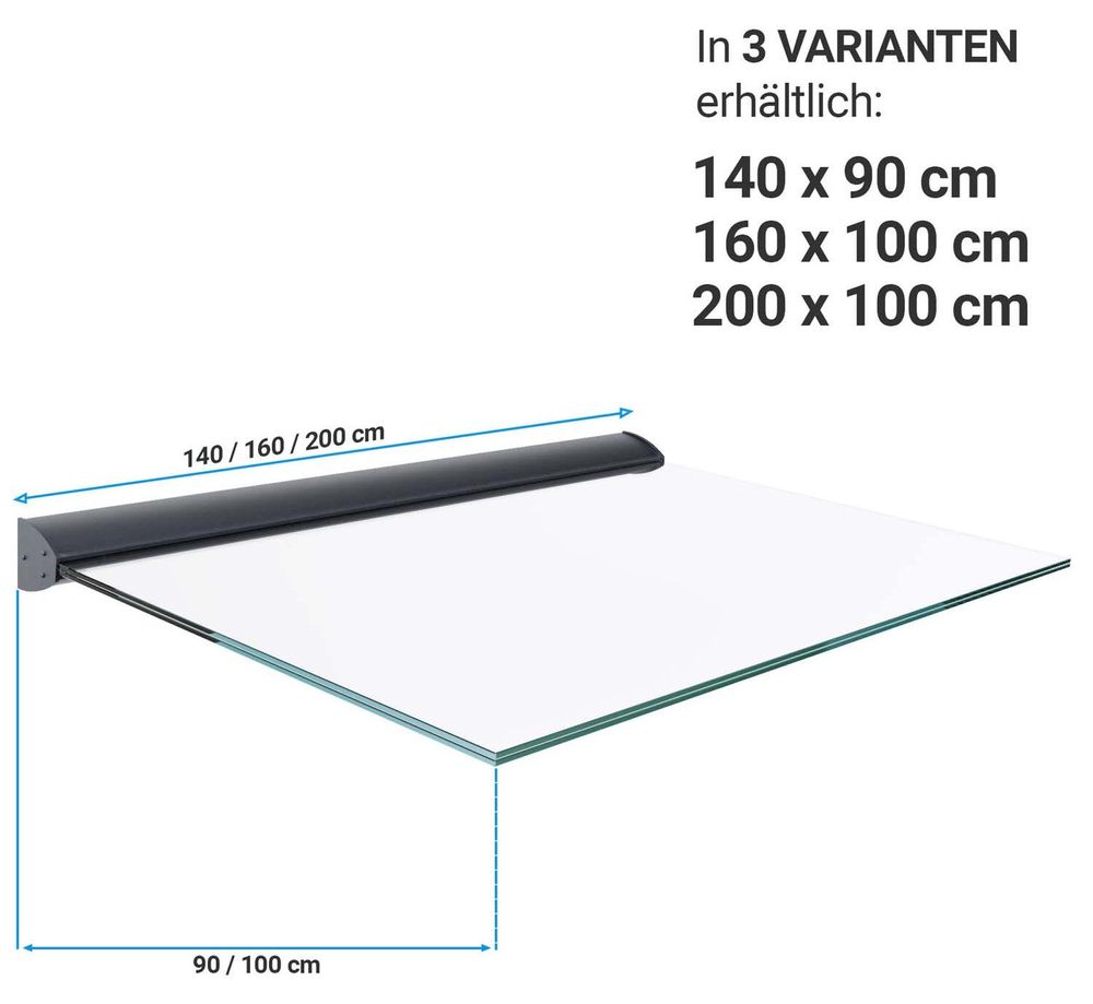 Verschiedene Größen verfügbar