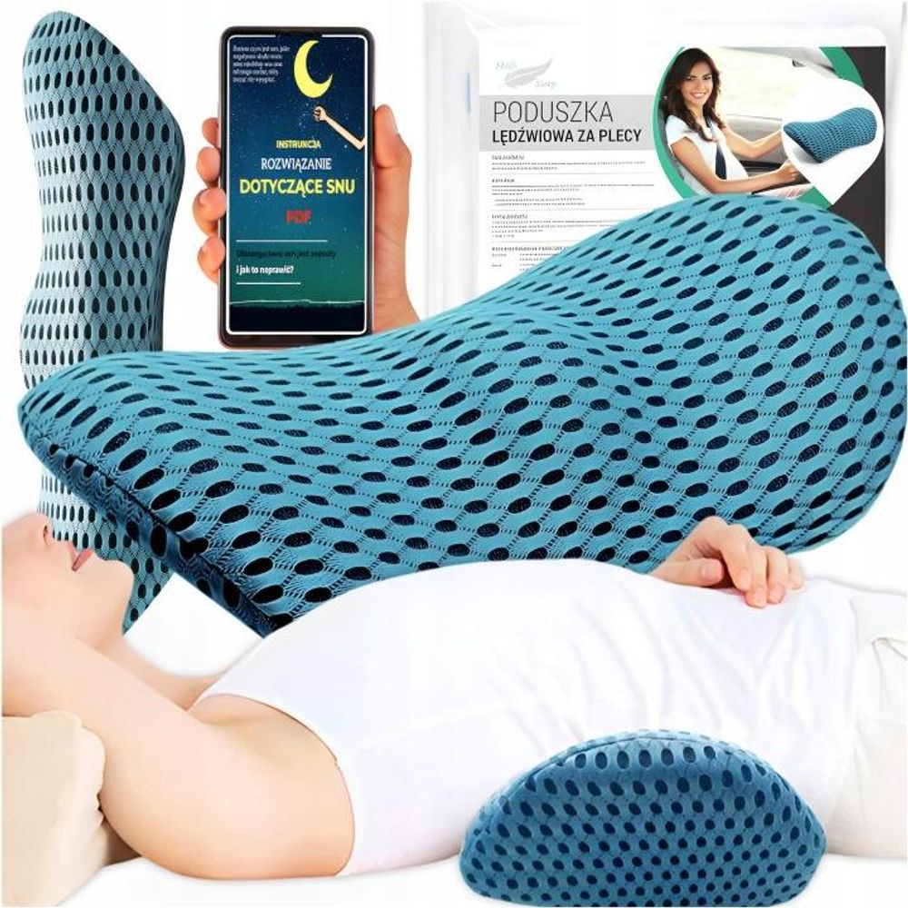 Poduszka lędźwiowa do spania, samochodu Medi Sleep