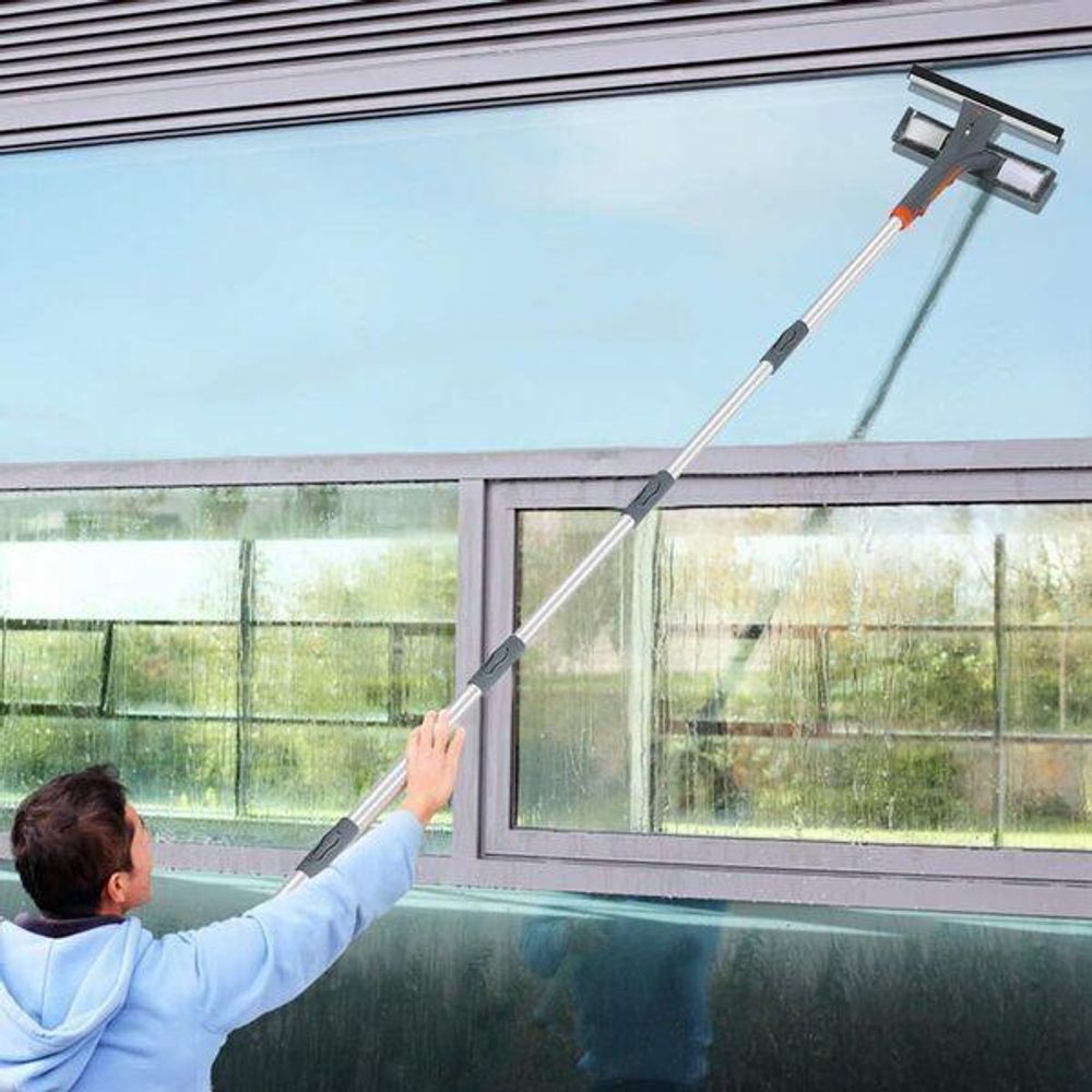 Mühelose Reinigung schwer erreichbarer Fenster