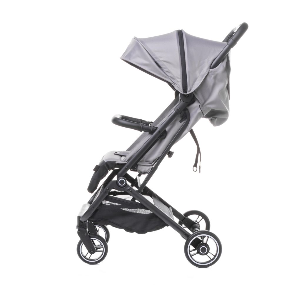4Baby | Kinderwagen - Buggy Kinderwagen - Grau - klappbar - mit Liegeposition und UV50+ Sonnenschutz - 5-Punkt-Gurt - bis zu 22 kg - Twizzy
