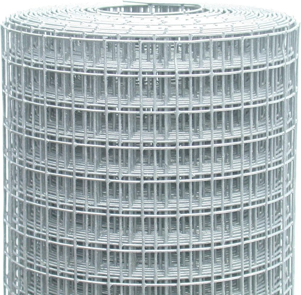 Volierendraht Edelstahl Maschendrahtzaun Höhe: 100 cm Länge: 5 m Maschenweite: 10x10 mm / Punktgeschweißt - Grundpreis pro Meter 6,60 EUR