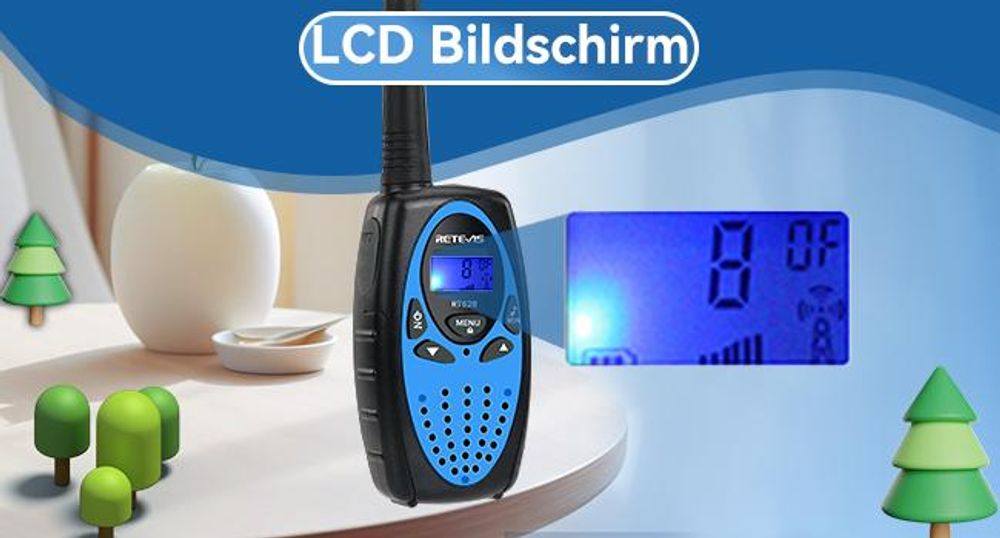 Retevis RT628 Walkie Talkie, Geschenke für Kinder ab 4-12 jahre, mit Taschenlampe VOX, DCS/CTCSS, Funkgerät für Camping Familienspiel