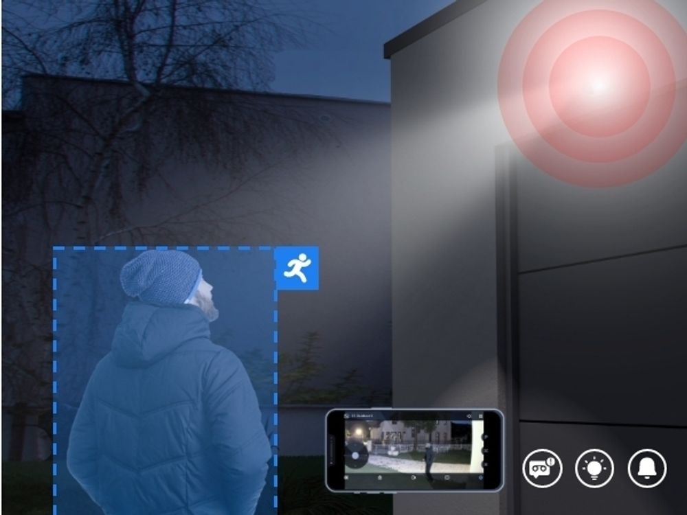 Reolink Duo 3V PoE, 8K 16MP 180° Dual-Objektiv PoE IP-Kamera, IK10 Vandal, Spotlight-Nachtsicht, Smart-Erkennung & Alarme, Zwei-Wege-Audio, IP67
