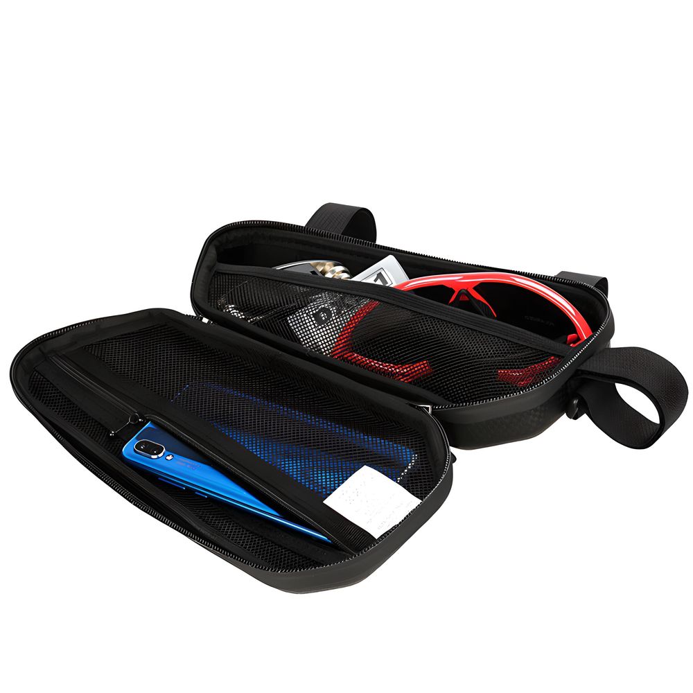 Fahrrad Rahmentasche Dreiecktasche Schwarz Wasserdicht Gepäckträgertasche Fahrradtasche Rahmentasche für Mountainbike MTB Renrad E-Bike Retoo
