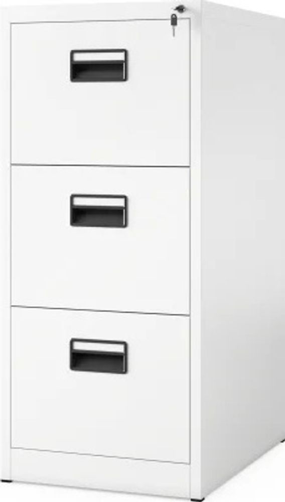 Aktenschrank Büroschrank Stahlschrank weiß  102x46x62