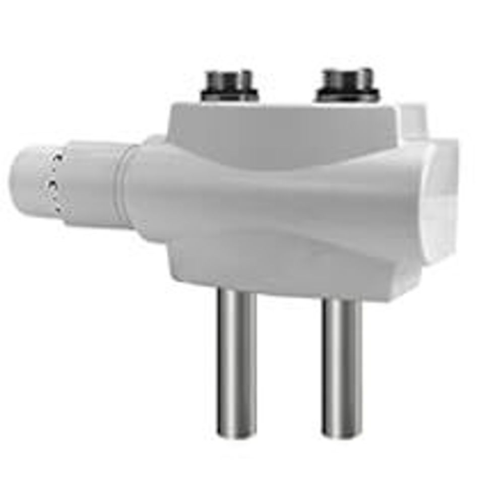 Multiblock mit Thermostat, Hahnblock Eck und Durchgangsform für Bad Heizkörper Mittelanschluss Ventil-Armaturen Anschlussarmatur , G1/2", G3/4", 50mm