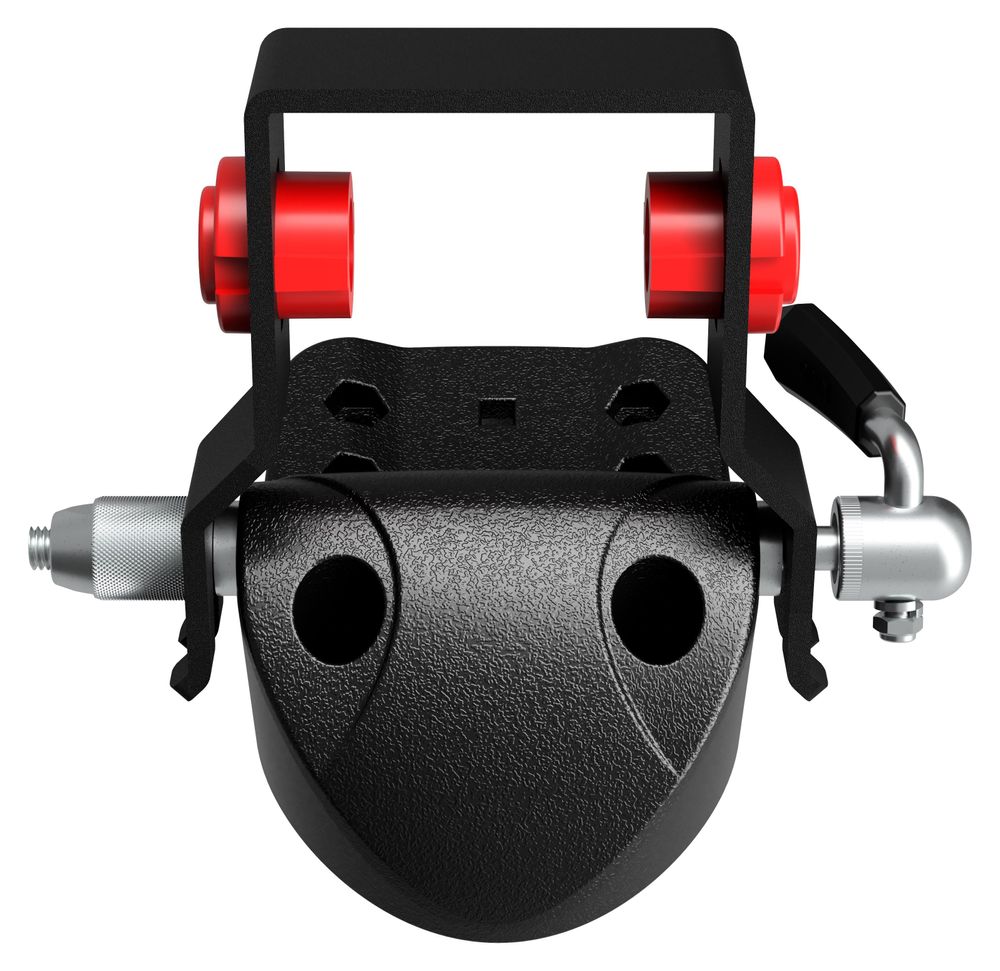 Downhill Adaptor für Ø15 und Ø20mm Achse für Dachträger Pordoi Delux Duna, schwarz (1 Stück)