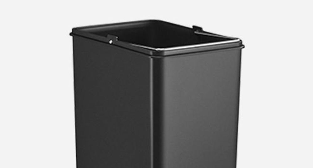 SONGMICS Mülleimer Mülltrennsystem, 3 x 18 L, ergonomisch, 3 Fächer, Küche