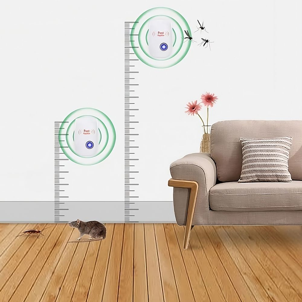 3 Stück Ultraschall Schädlingsbekämpfer Elektronische Insektenschutzmittel Mückenschutz Gegen Mäuse Ratten Insekten Mücken Rattenabwehr Moskito Retoo