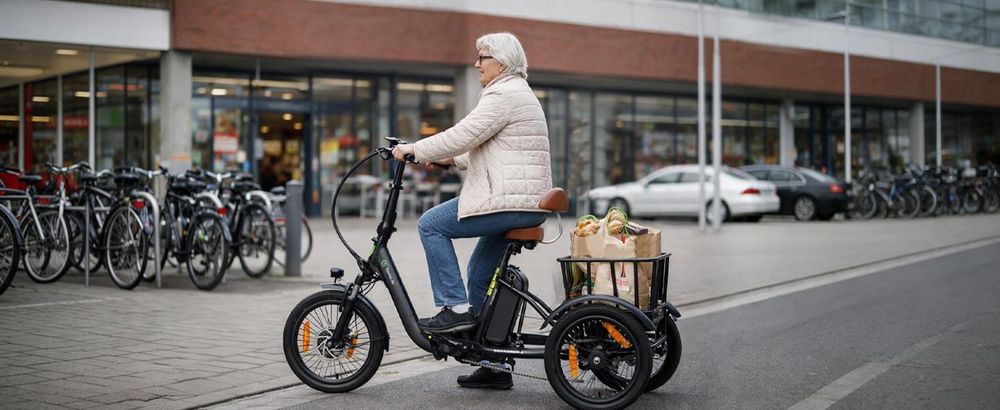 SachsenRAD E-Lastenrad T6S Comfort Air mit tiefem Einstieg,