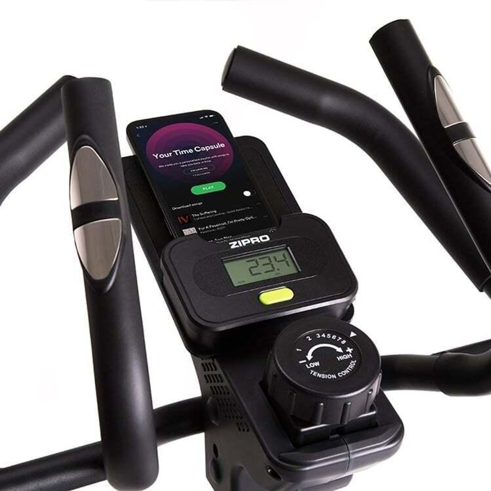 Zipro Climber 2 v 1 stepper a crosstrainer – magnetický fitness přístroj na posilování zadku a nohou Vertikální domácí trenažér (Vertical Climber) Kompaktní, tichý
