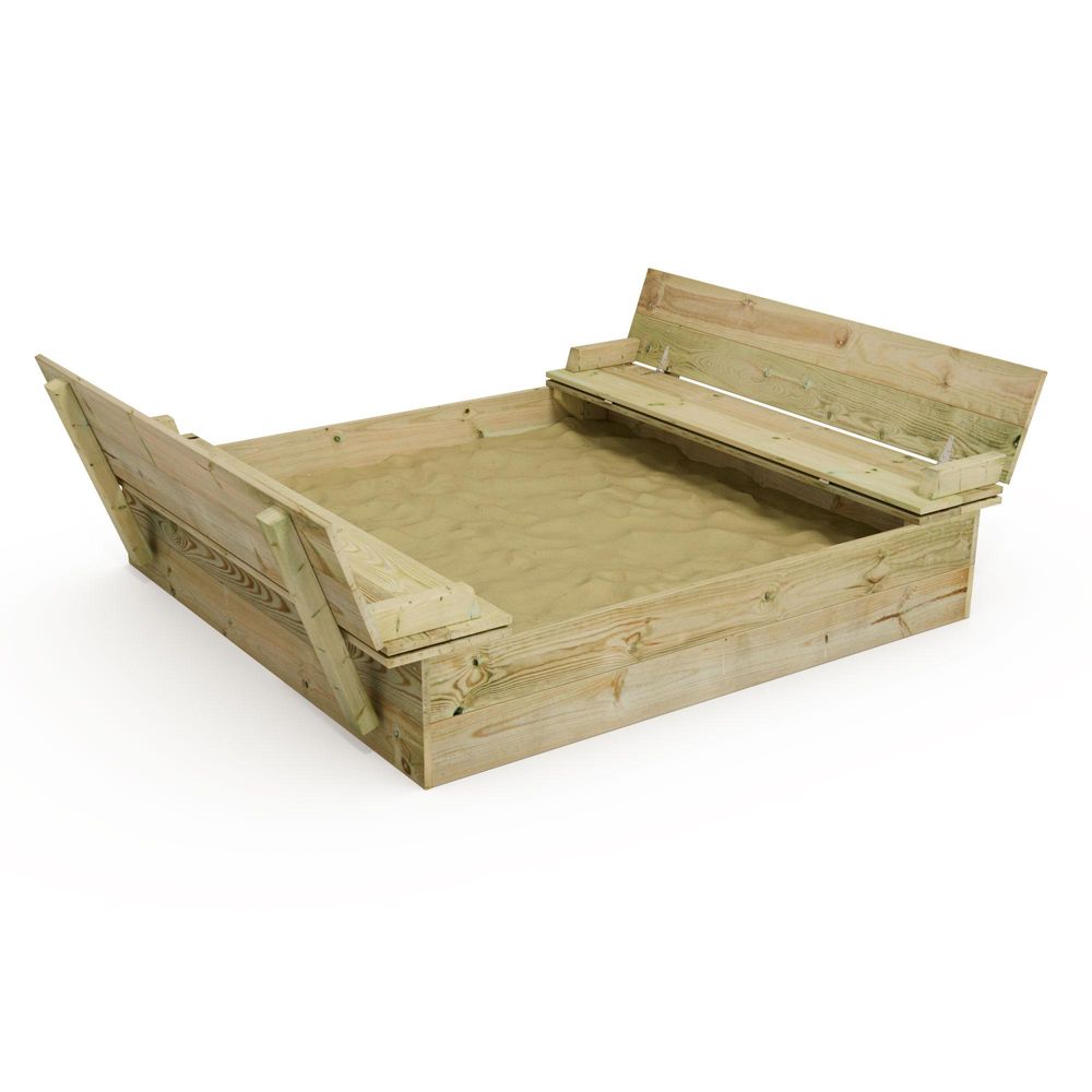 WICKEY Sandkasten Flippey 150x165cm