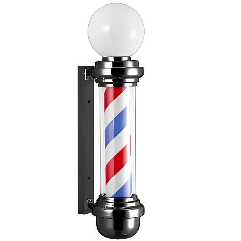Plafon słupek lampa led barberska barberski barber znak reklama salon 81.5cm