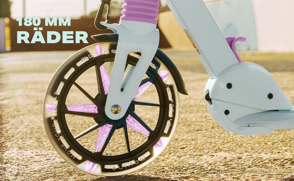 Klappbarer Scooter für Kinder, LED-Räder, verstellbar Movino City Light