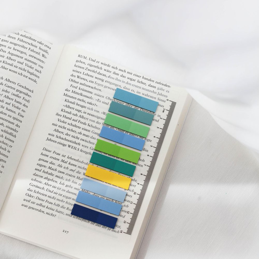 Ordinate-Enchanted Forest Haftstreifen | Transparente Haftnotizen | sticky notes | Index Tabs klebezettel | Beschreibbare Haftmarker pastell