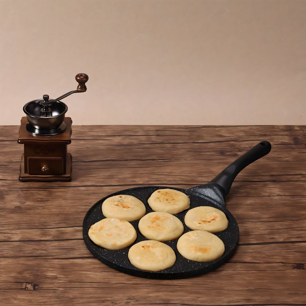 Smiley Emoji Pfannkuchen Pfanne Ø26cm Alu Guss Pancake Pfanne Bratpfanne Crepepfanne Antihaft Pfannkuchenpfanne Spiegeleipfanne Retoo