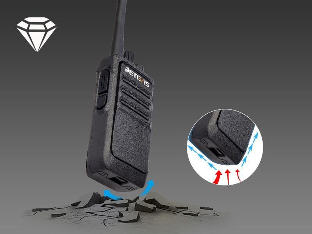 Retevis RT617 Funkgeräte, Walkie Talkie mit Headset, PMR446 Lizenzfrei, 16 Kanäle, CTCSS/DCS, VOX, Funkgeräte Set mit USB Ladeschale für Schule, Baustelle, Supermarkt, Sicherheit (5 Paar)