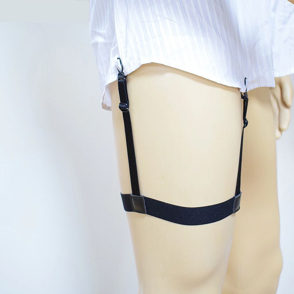 Hemdhalter Schellen Adjustable Hemd-Halter Starke Clips Verstellbare Hosenträger Einheitsgröße Uni Hemd Halter Geschäftsleute 1 Paar Retoo