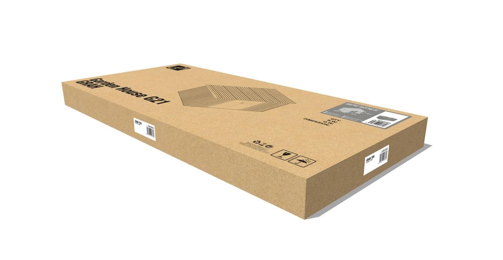 Gartenhäuser G21 GRAH sind sicher und hochwertig verpackt