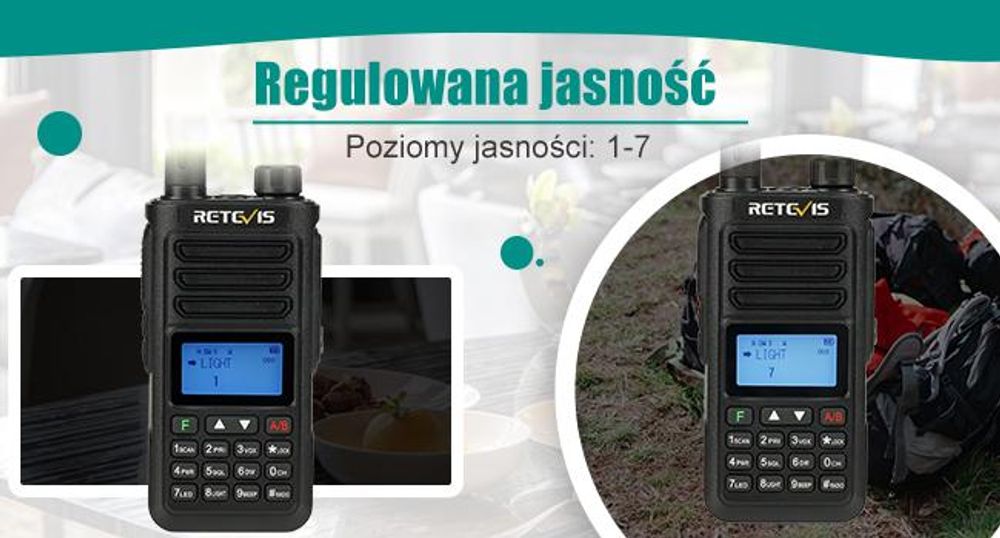 Radiotelefon amatorski Retevis RA89, duża moc, wodoodporność IP68, dwuzakresowy, VFO, akumulator 2500 mAh, ładowalne walkie-talkie typu C (2 szt., czarny)