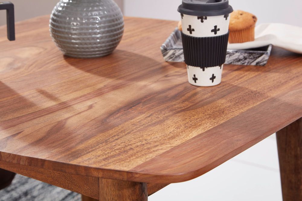 Esszimmertisch WL5.571 Sheesham 80x76x80 cm Massivholz Tisch