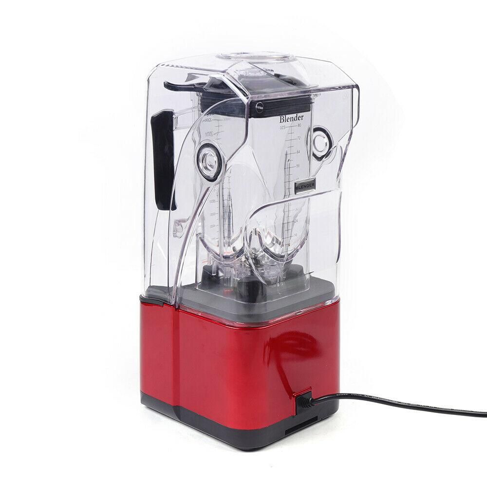 Smoothie-Mixer, 2200W Gewerblicher Mixer, Schalldichter Smoothie-Mixer mit Touchscreen und Timer
