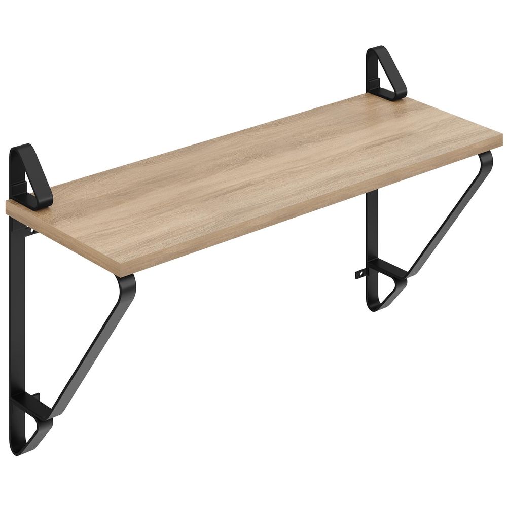tectake® 2er Set Wandregal Irvine 60 x 20 x 33,5 cm