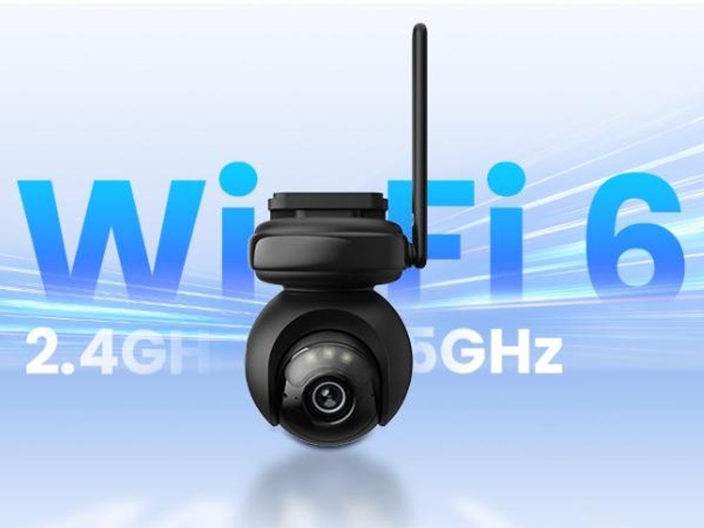 Reolink Altas PT Ultra+Solarpanel, 4K 8MP WiFi 6 Akku Überwachungskamera, 360° PT Auto-Tracking, ColorX Nachricht, 10s Voraufzeichnung, Schwarz