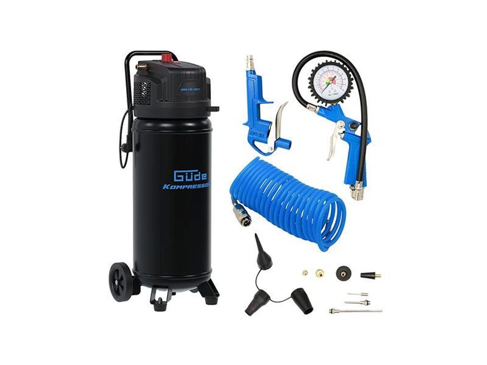 Güde Kompressor 220/10/50 V, ölfrei, 50 Liter Kessel, 10 bar Arbeitsdruck