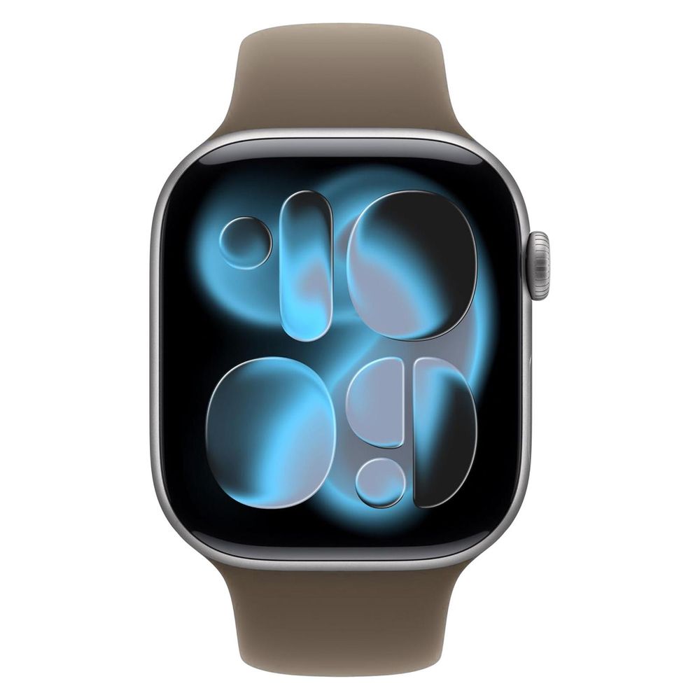 Apple Watch Sport Armband 38mm / 40mm / 41mm Braun Band Sport Loop Ultra SE 1 2 3 4 5 6 7 8 9 10 11 Silikon Größe: M/L