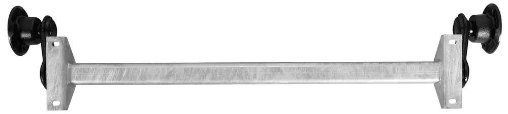 KNOTT ungebremste Achse 750 kg, 1070 mm Auflage, für schmale PKW-Anhänger