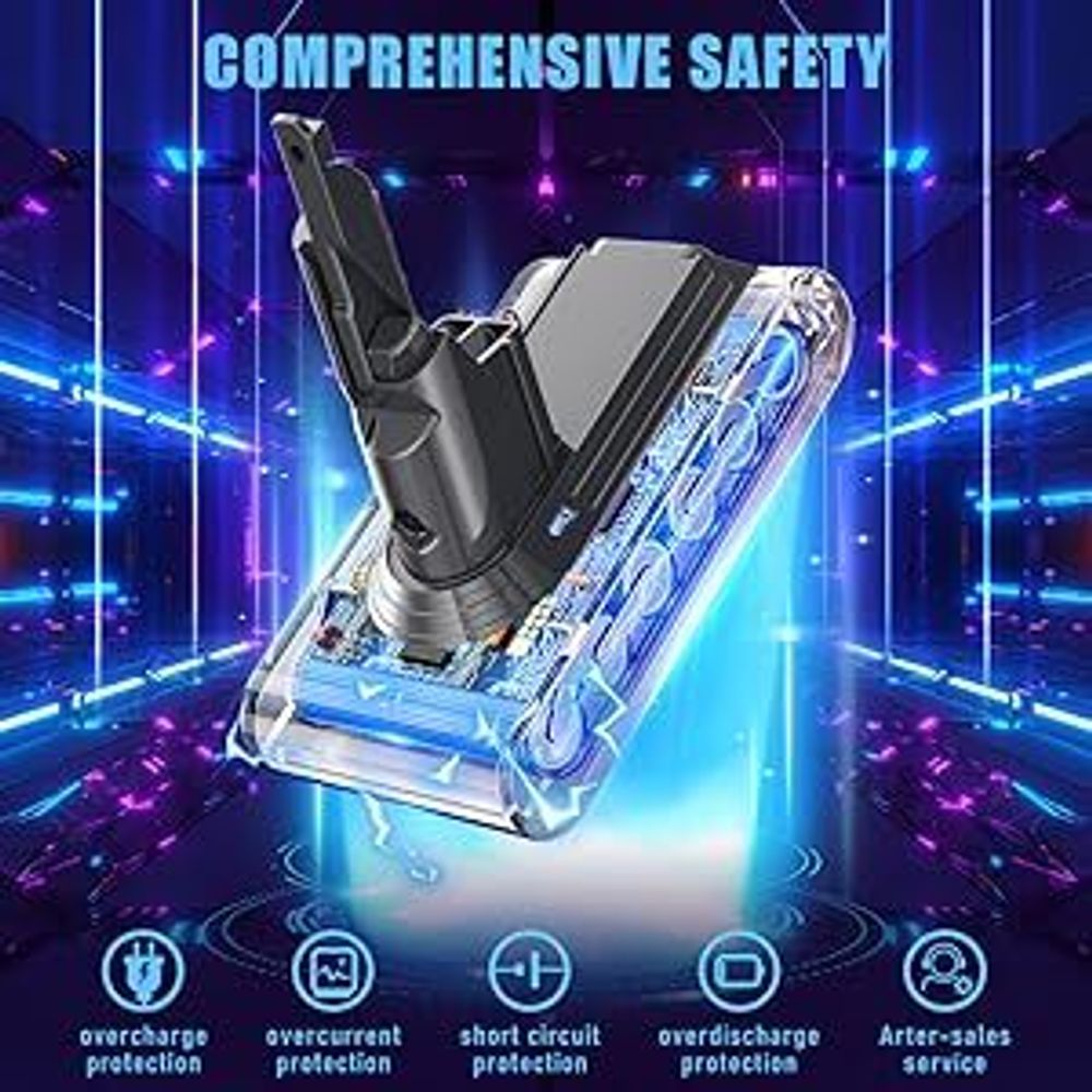 STANEW 21.6 V, 4600mAh Li-ion Akku Ersatzakku für Dyson V7 SV11 Staubsauger, Ersatzakku für Dyson Akku V7,Motorhead Pro, Animal, Trigger, Fluffy