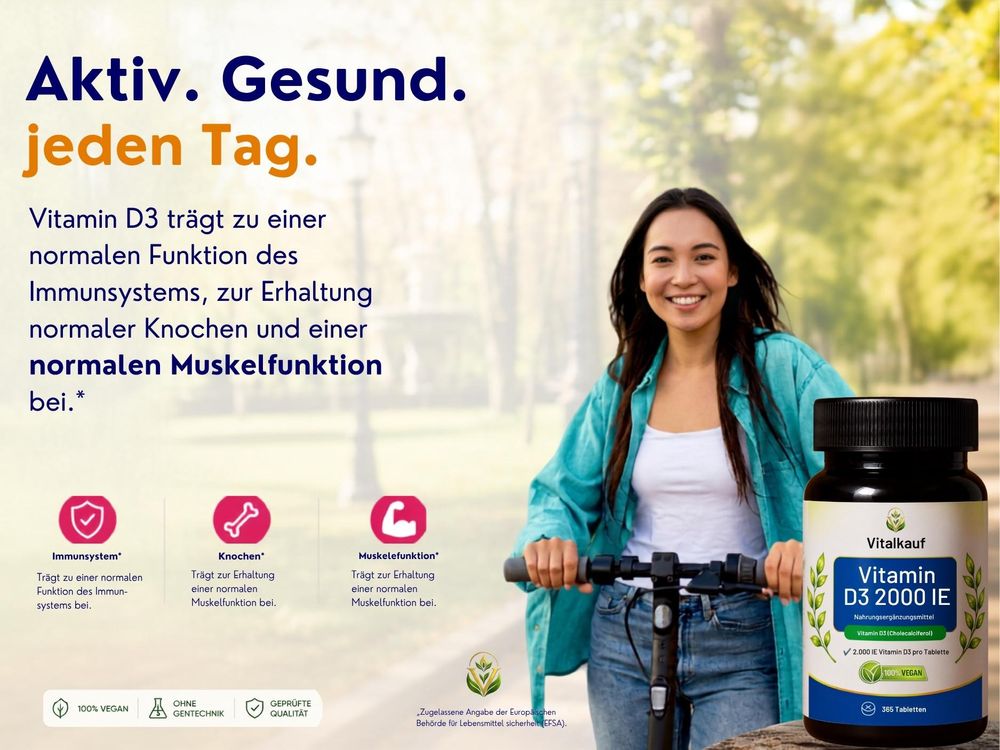 Vitalkauf Vitamin D3 Produktbild