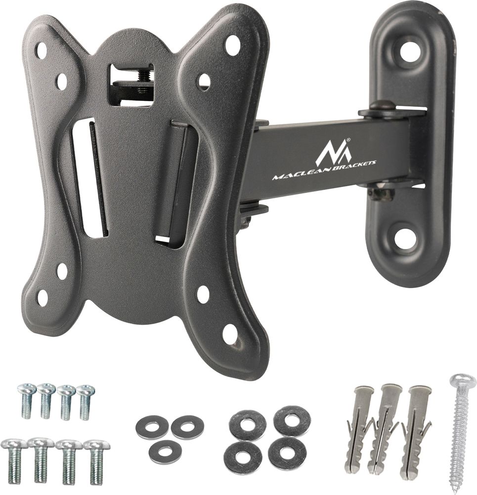 Maclean Halterung für TV oder Monitor max. VESA 100x100 13-32" 30kg schwarz MC-416