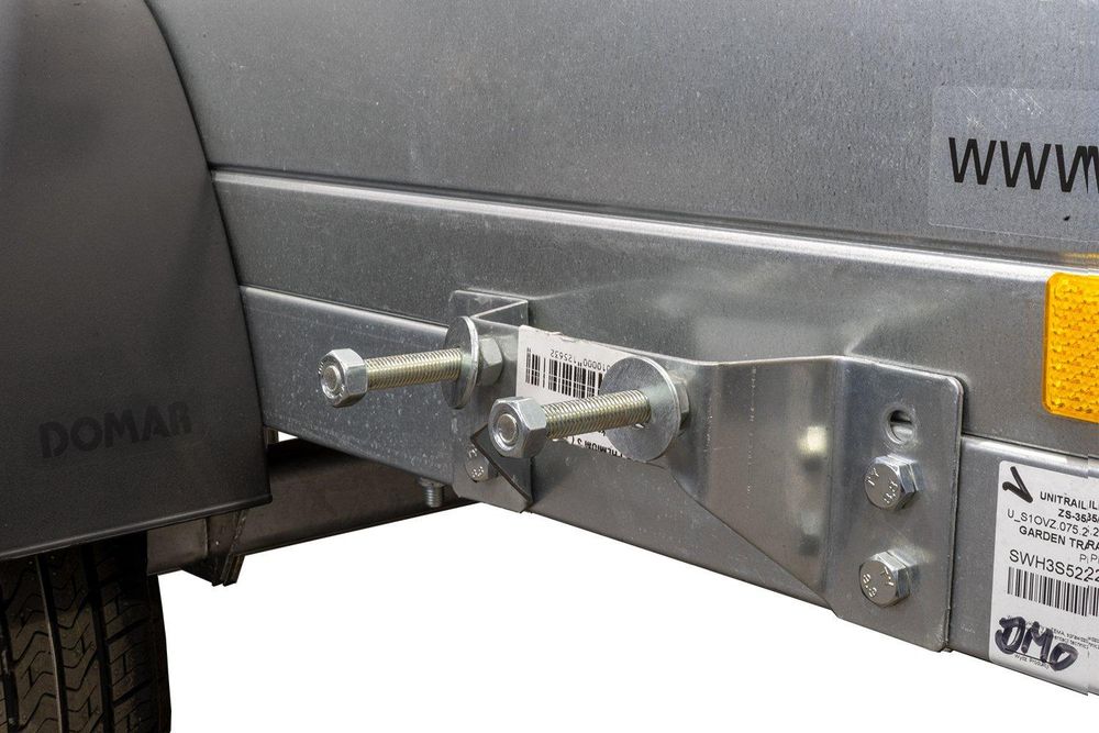 UNITRAILER Reserveradhalterung für Garden Trailer KIPP Anhänger 155/70 R13