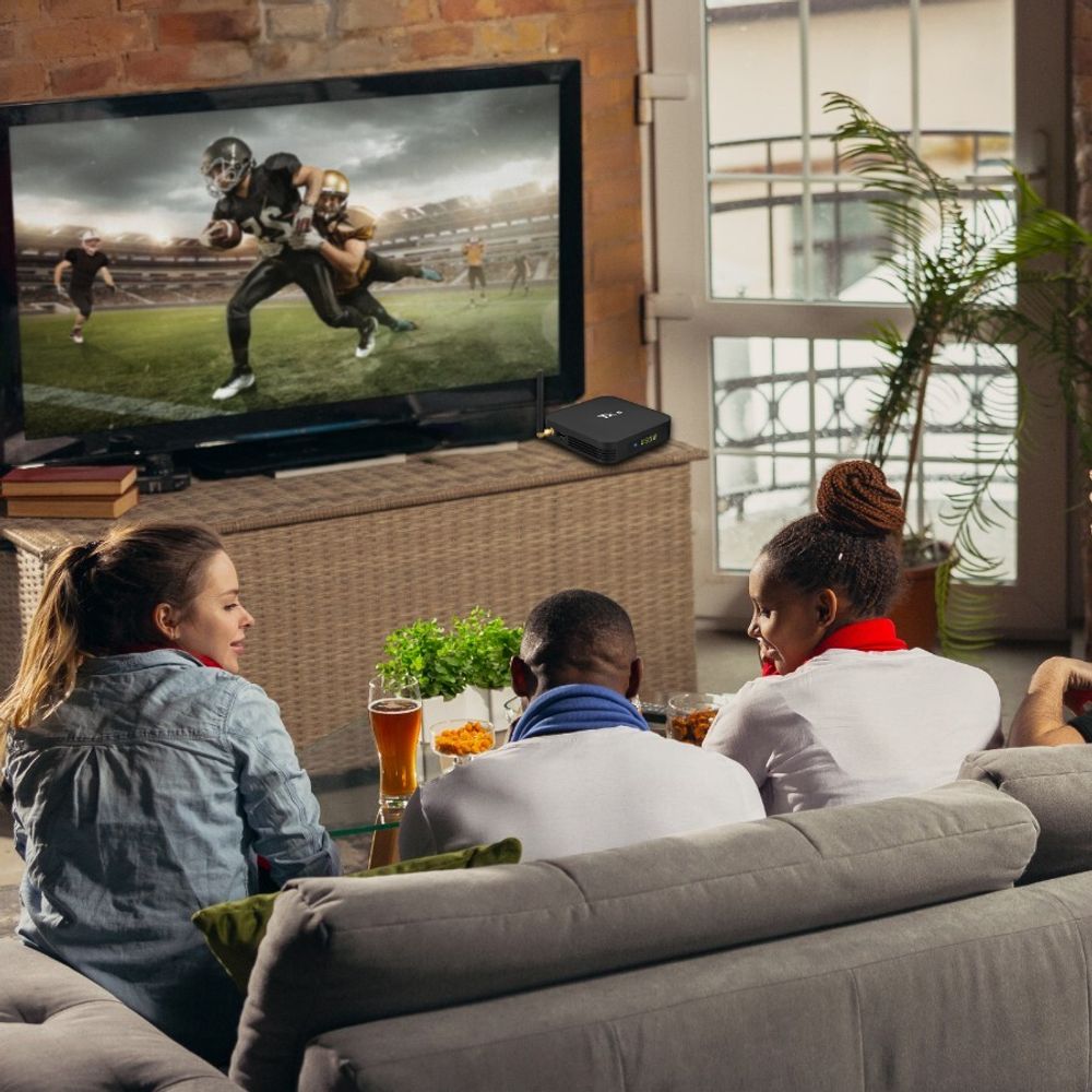 TV Box MediaPlayer 4/32 GB Fernbedienung HD Streaming USB 3.0 Smart Media Player 1080P HDR Chromecast Smart TV Box Android WIFI Quad Core Retoo